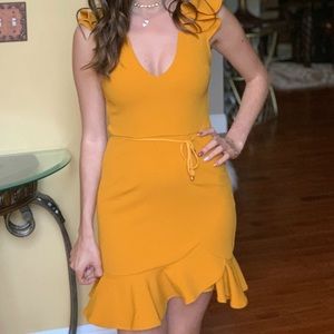 Selfie Leslie short ruffle dress